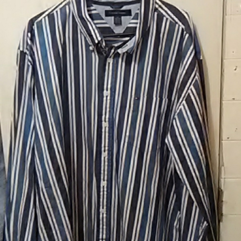 Tommy Hilfiger Striped Button up Dress shirt
